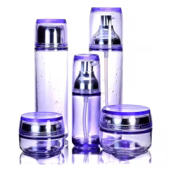 Face cream glass jar round container cosmetic packaging