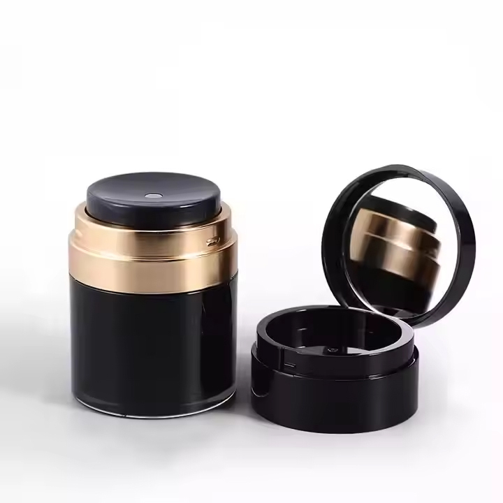 Airless Pump Mirror Skincare Packaging Airless Pump Plastic Jar