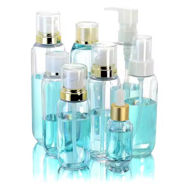 Face cream glass jar round container cosmetic packaging