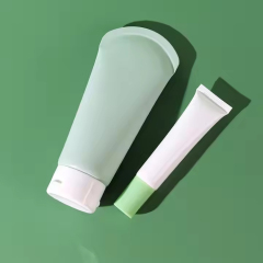 Cosmetic hand cream packaging squeeze tube flip cap