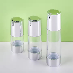 Luxury Cosmetic 15ml 30ml 50ml Plastic AS Airless Lotion Pump Bottle