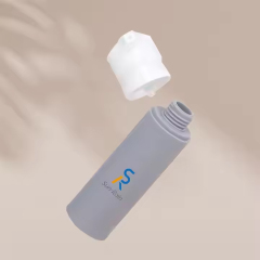 Grey luxury look PP plastic airless cream pump bottle