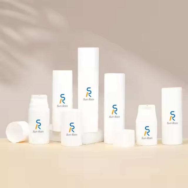 Airless Bottle for cosmetic packaging and cream packaging jar set