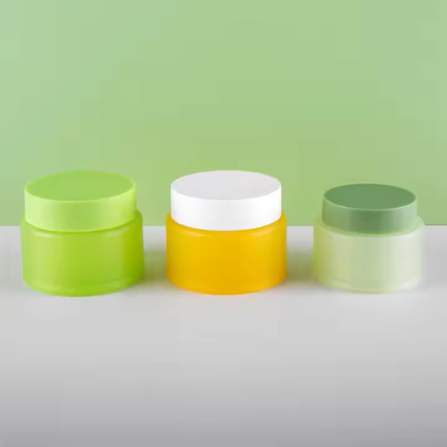 Cosmetic packaging cream jar Face Cream Bottle Pet cosmetic cream jar