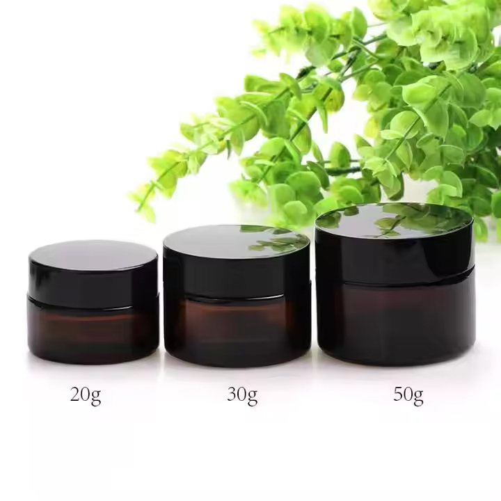30g 50g 100g 150g face cream Glass Jars With Lid
