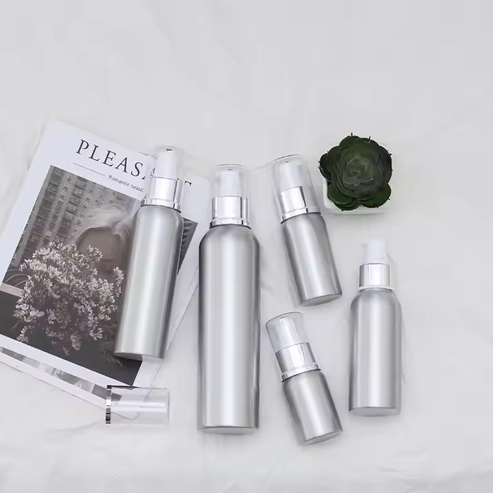 Aluminum bottle metal sprayer pump