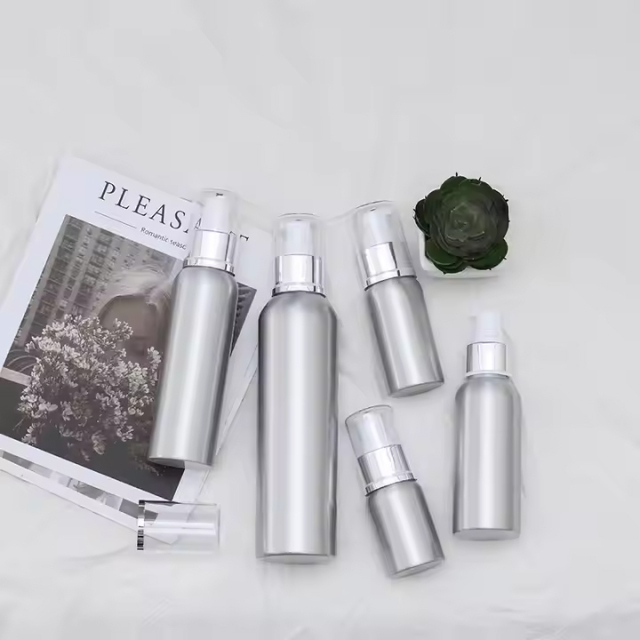Aluminum bottle metal sprayer pump