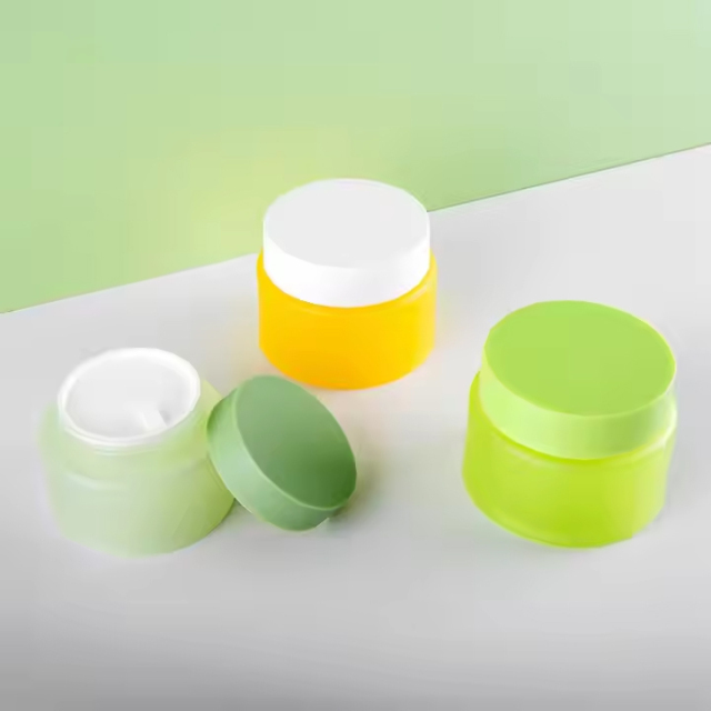 Cosmetic packaging cream jar Face Cream Bottle Pet cosmetic cream jar