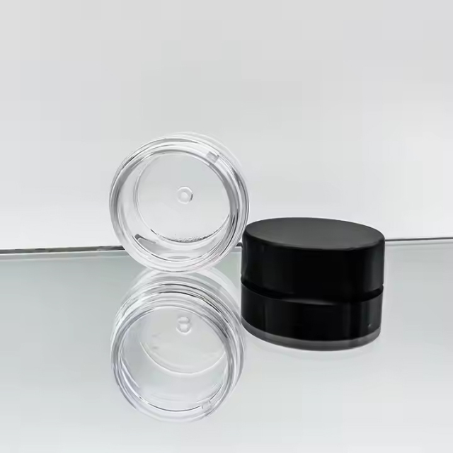 Clear PET/PETG Plastic Cosmetic Jars Container Thick Wall