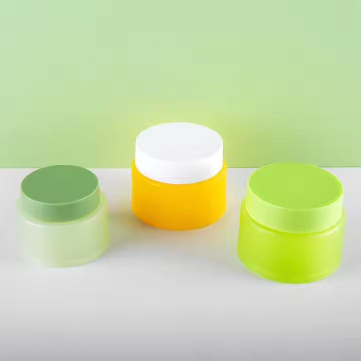 Cosmetic packaging cream jar Face Cream Bottle Pet cosmetic cream jar