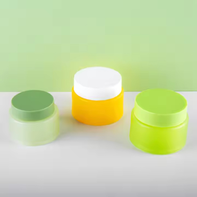 Cosmetic packaging cream jar Face Cream Bottle Pet cosmetic cream jar