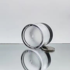 Clear PET/PETG Plastic Cosmetic Jars Container Thick Wall