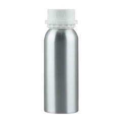Empty metal bottle essence oil aluminum bottle with anti-theft cover