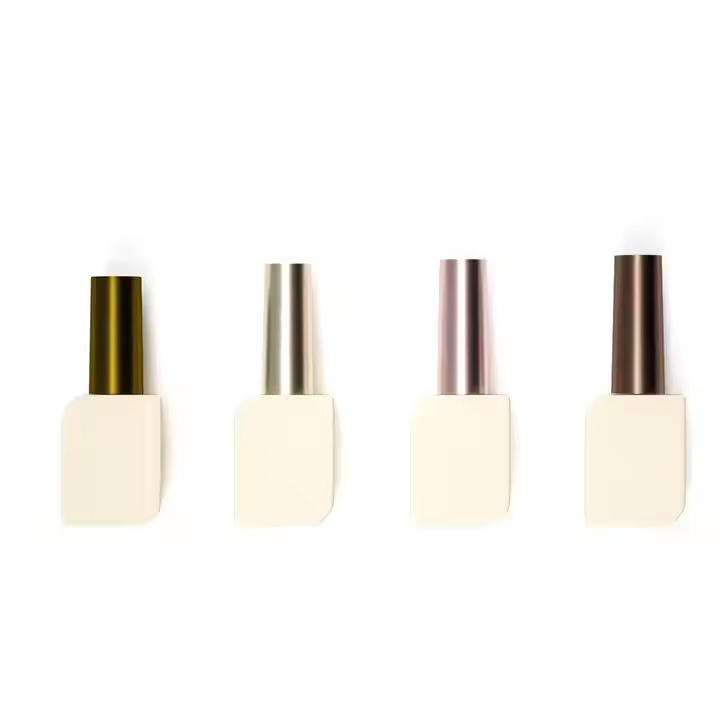 Empty Nail Polish Bottle For Uv Gel Glass Bottles With Cap Brush