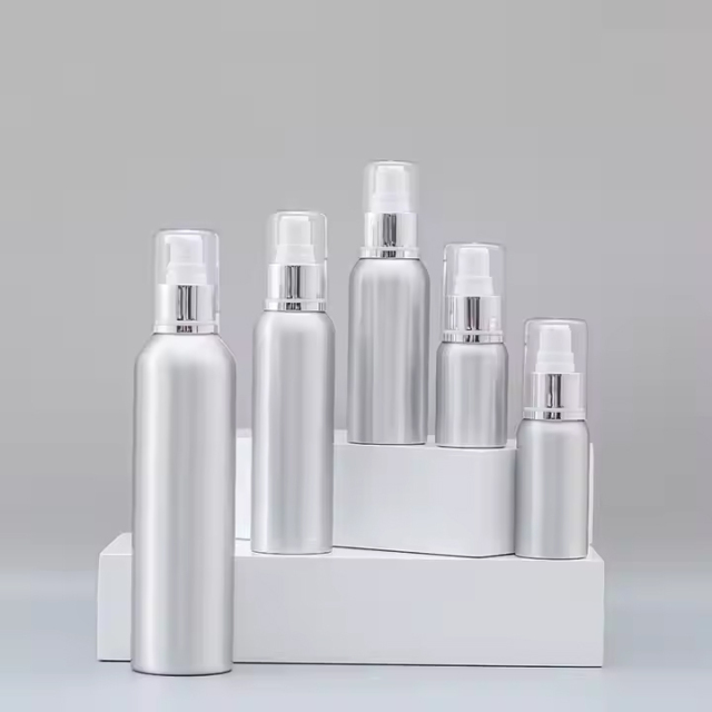 Aluminum bottle metal sprayer pump