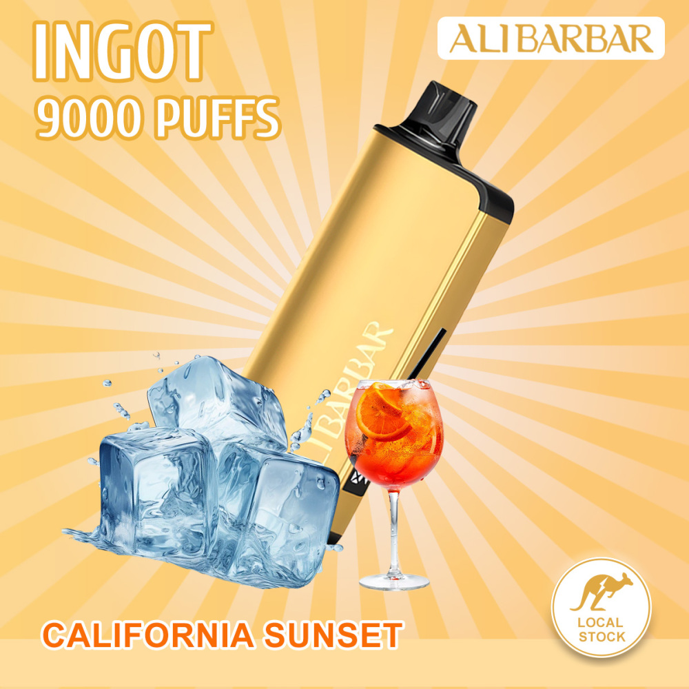 FAST AUS SHIPPING | ALIBARBAR INGOT 9000 Disposable Vape | Australian local Warehouse