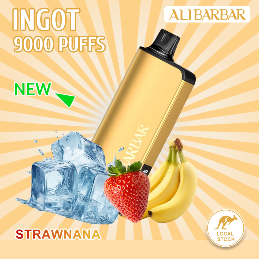 FAST AUS SHIPPING | ALIBARBAR INGOT 9000 Disposable Vape | Australian local Warehouse