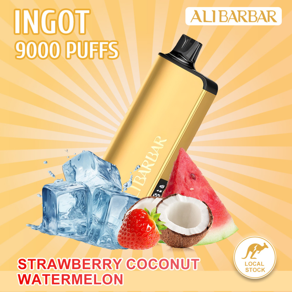 FAST AUS SHIPPING | ALIBARBAR INGOT 9000 Disposable Vape | Australian local Warehouse