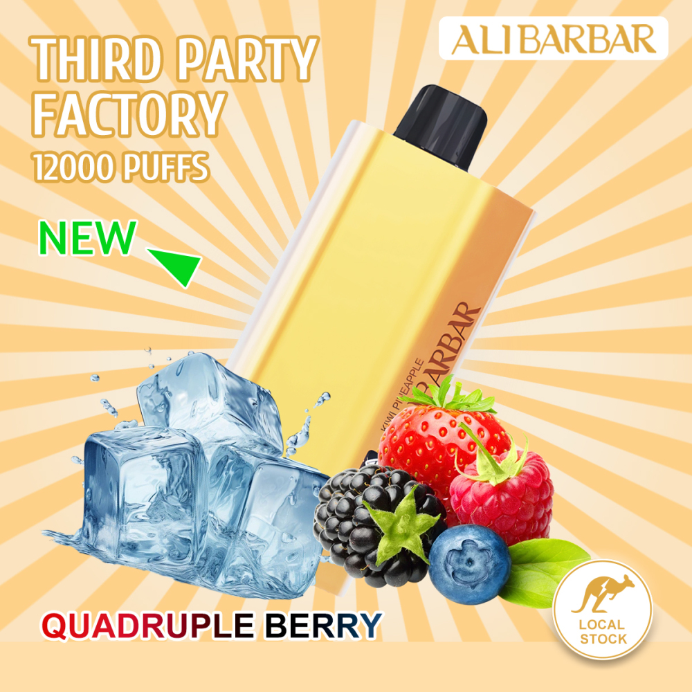 FAST AUS SHIPPING | ALIBARBAR TEQ 12000 Puffs Disposable Vape - Wholesale Lot (50+ Units) | Sydney Warehouse