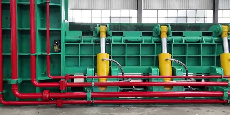 Brazilian customer ordered high-speed hydraulic gantry shearing machine ready for packaging and shipment