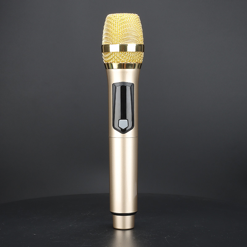 Handheld wireless microphone universal karaoke home audio outdoor square dance microphone drag two universal live sound card