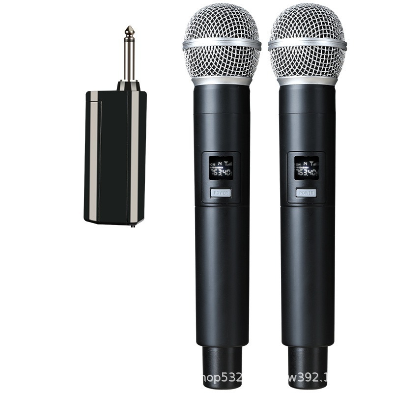 Handheld wireless microphone one to two outdoor live broadcast equipment home karaoke audio stage universal microphone