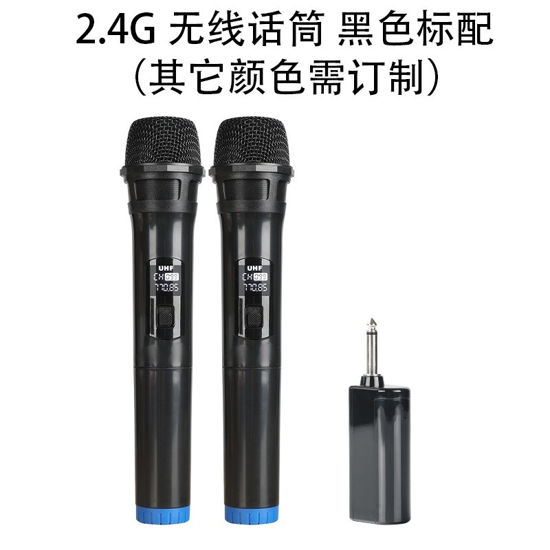 Handheld wireless microphone one to two outdoor live broadcast equipment home karaoke audio stage universal microphone