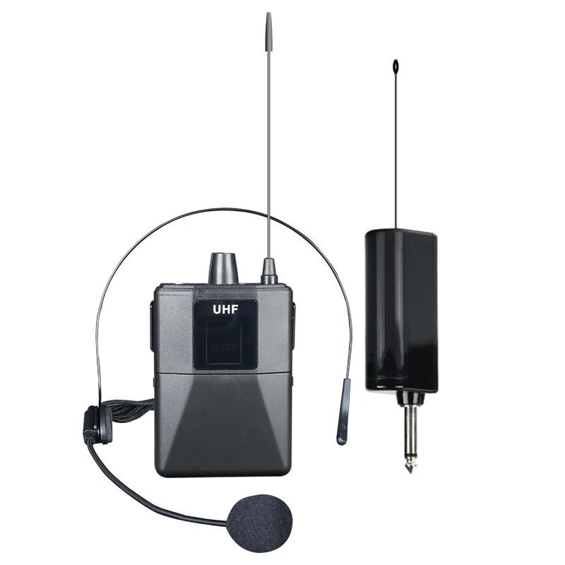 B01 wireless microphone with clip waist bag, one-to-one speech microphone, one-to-two live broadcast, one-to-four VHF