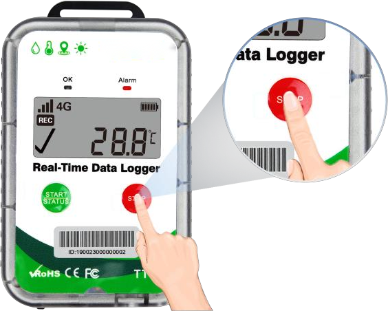 Real Time Reusable Temperature Data Logger