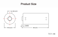 Цилиндрическая батарея CR17505