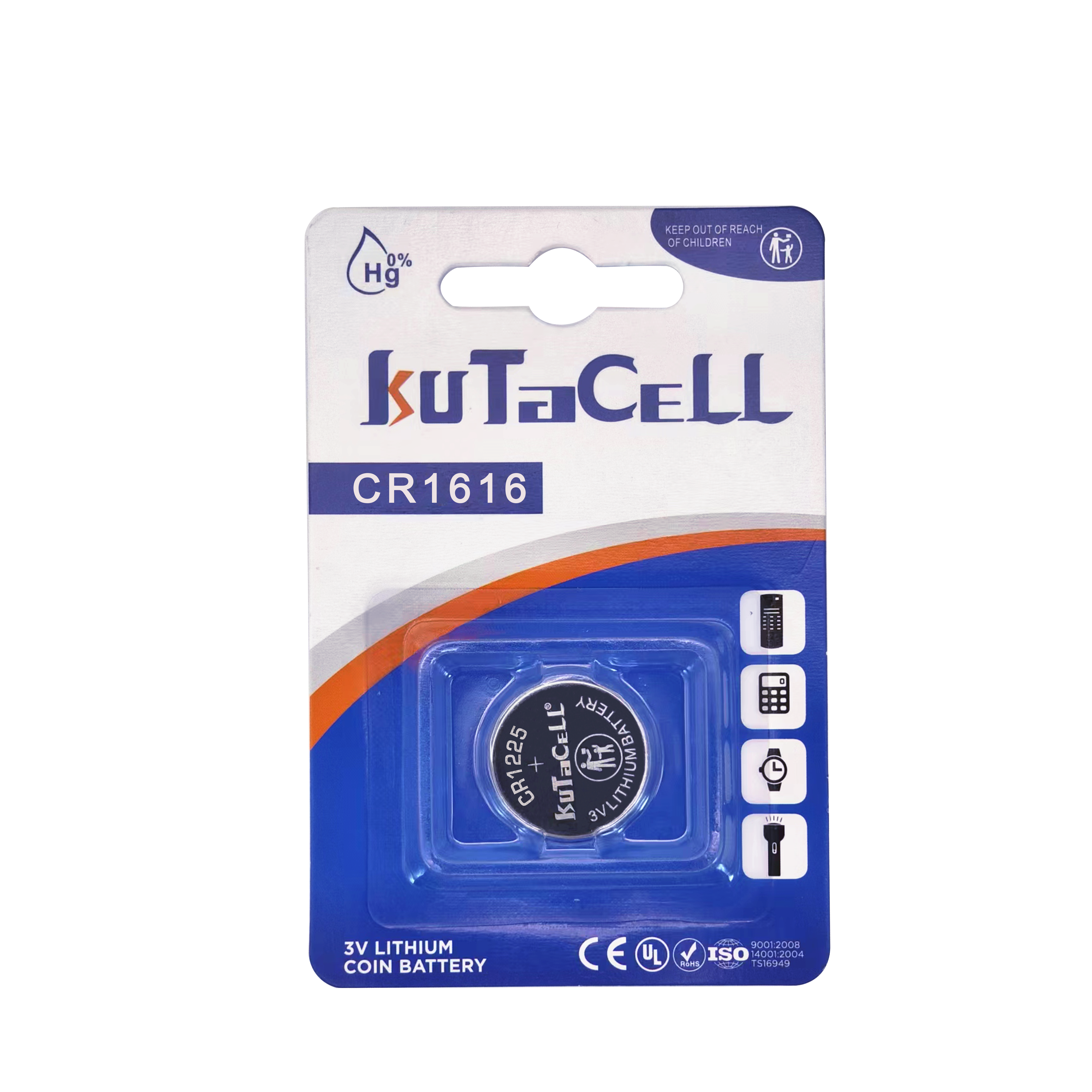 CR1616 Button battery