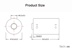 Цилиндрическая батарея CR14250