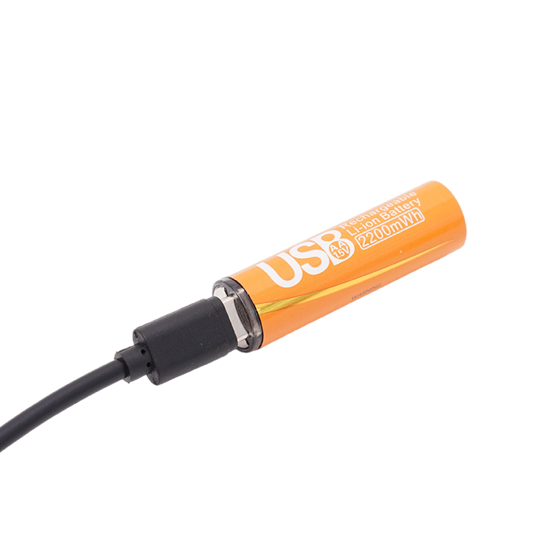 Kutacell Rechargeable Battery Type C AA Li-ion Batteries 2200/2800mWh