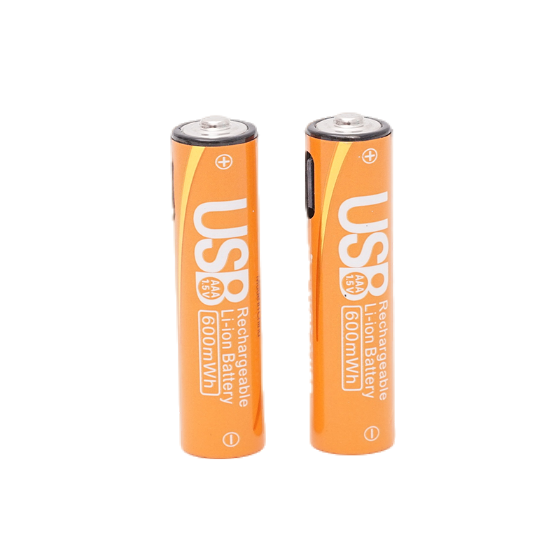 Kutacell Rechargeable Battery Type C AAA Li-ion Batteries 600mWh