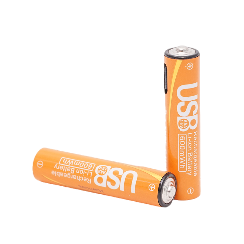 Kutacell Rechargeable Battery Type C AAA Li-ion Batteries 600mWh