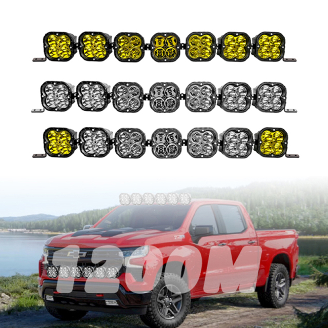 JOPOWER 42'' 350W 42000ML White Yellow Beam LED Light Bars