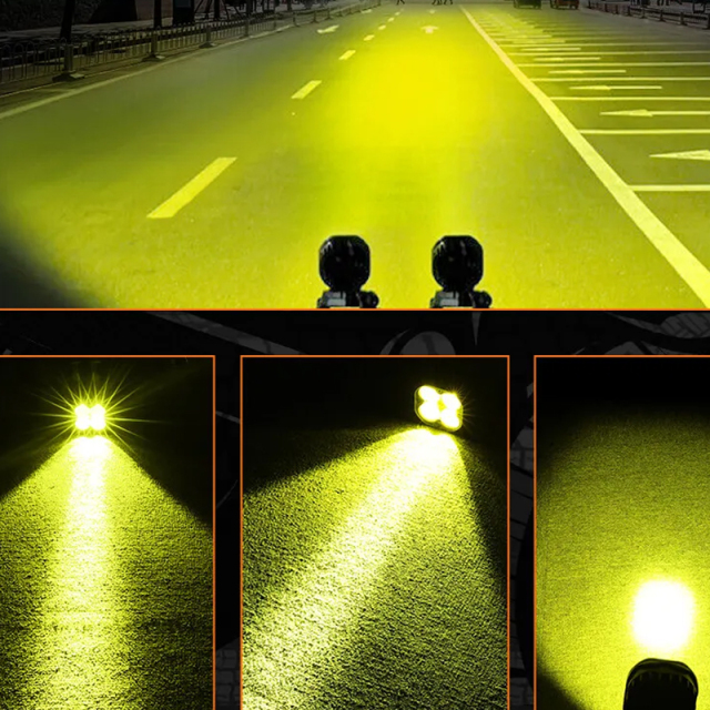 JOPOWER 3.5" LED Cube Pods Work Lights for Jeep