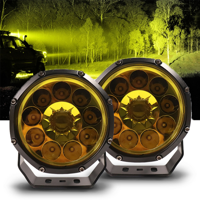 JOPOWER 12v Off-road Vehicle Driving Lights Laser for Jeep A pillar