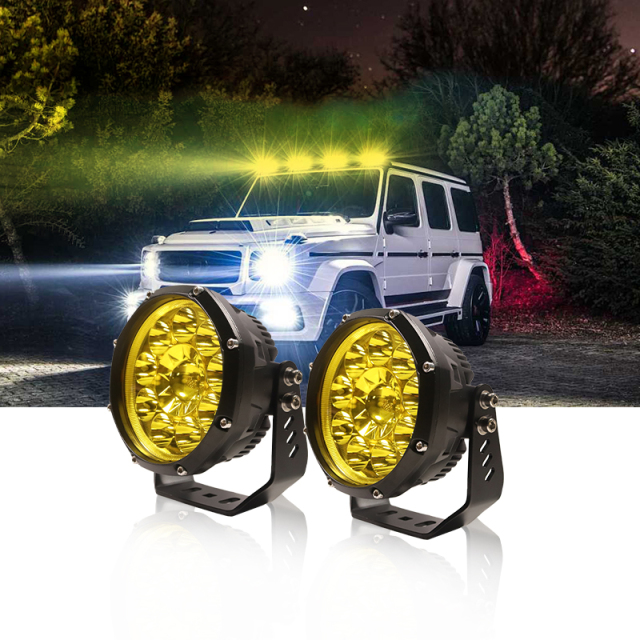 JOPOWER 12v Off-road Vehicle Driving Lights Laser for Jeep A pillar