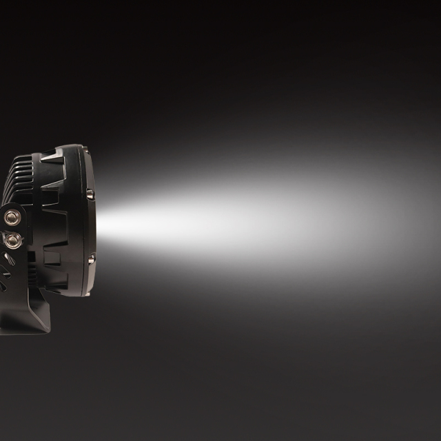 JOPOWER E-mark 6000Lm Round Led Work Light 5 Inch Spot Driving Light