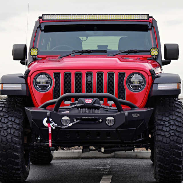 JOPOWER 40W 3.5 Inch Offroad LED Spotlight LED Light Pods with DRL