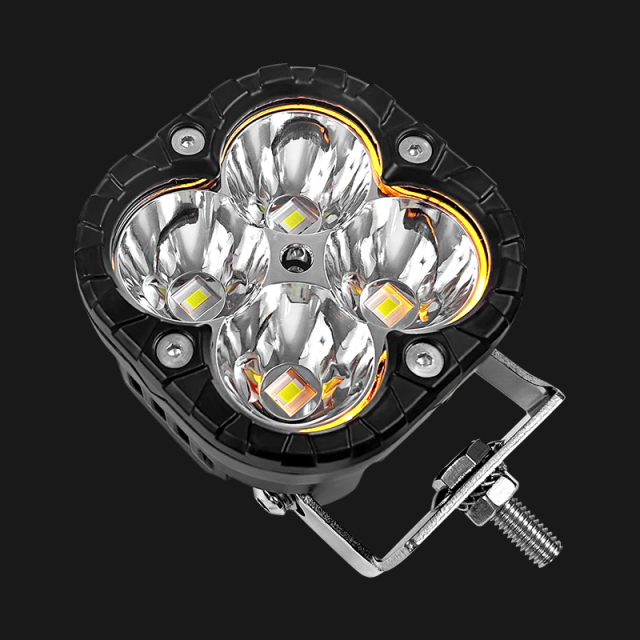 JOPOWER 40W 3.5 Inch Offroad LED Spotlight LED Light Pods with DRL