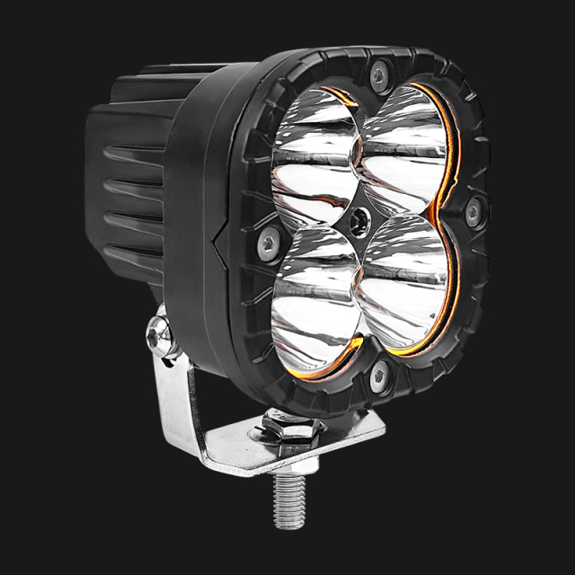JOPOWER 40W 3.5 Inch Offroad LED Spotlight LED Light Pods with DRL