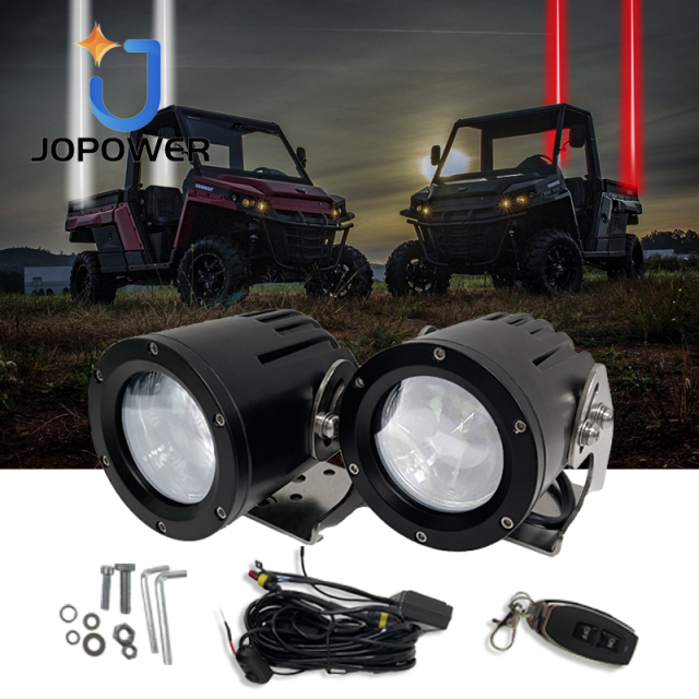 JOPOWER 4 Color RGBW Offroad Whipless Laser Whip Lights for UTV ATV