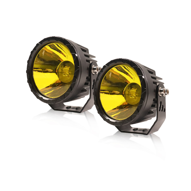 JOPOWER 50W 3.5 Inch Yellow Fog Driving Light for SUV Trucks ATV UTV
