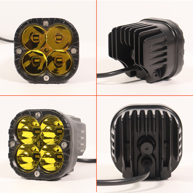 JOPOWER 3.5" LED Cube Pods Work Lights for Jeep