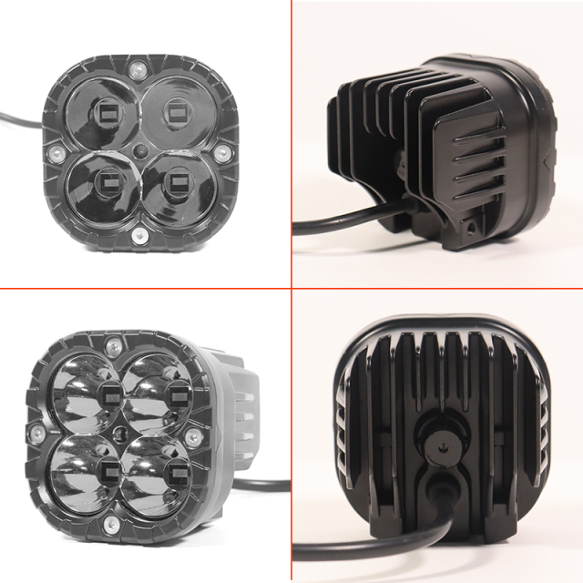 JOPOWER 3.5" LED Cube Pods Work Lights for Jeep