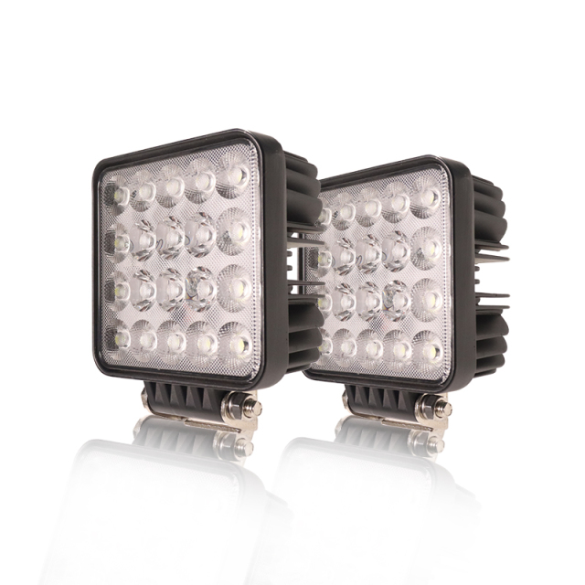 JOPOWER 4'' Round Flood Light Off Road Lights Fog Lights Off Road