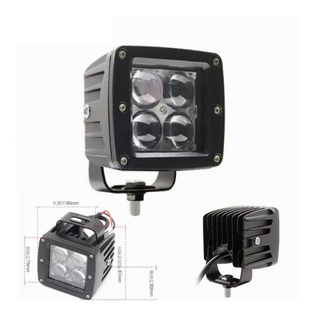 JOPOWER Off Road Spotlight LED Light White Color Bumper SUV ATV