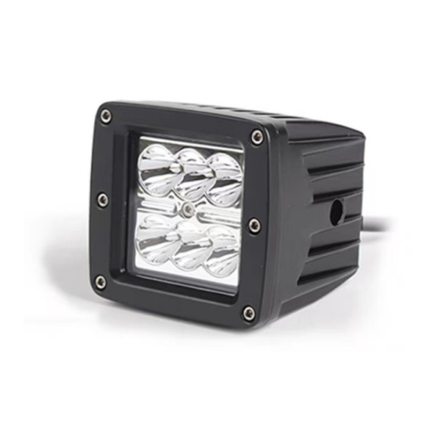 JOPOWER Square CREE LED Work Light Spot Lamp Driving Light
